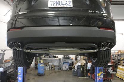 Megan Racing Exhaust System Axle Back for Lexus NX200T 2015-2020 Stainless Rolled Tips MR-ABE-LN15