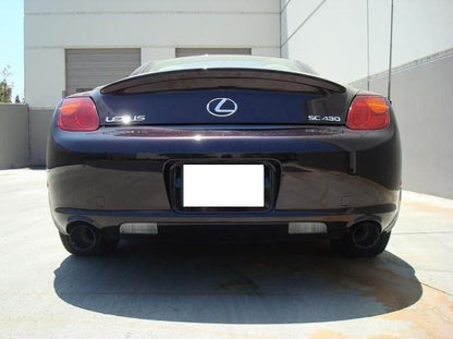 Megan Racing Axle-Back Exhaust for Lexus SC430 2002-2010 Dual 4" Burnt Tips Stainless Steel