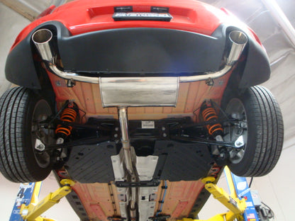 Megan Racing - Axle Back Exhaust for 2011-2016 Mini Cooper Countryman R60 Stainless Rolled Tips
