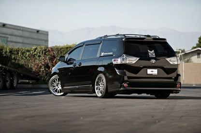 Megan Racing Axle Back Exhaust for 2011-2020 Toyota Sienna SE - Stainless Rolled Tip