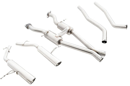 Megan Racing Cat Back Exhaust System for 2014 to 2023 Dodge Durango AWD RWD V6 V8 Dual Bumper Opening - MR-CBS-DDU14V6