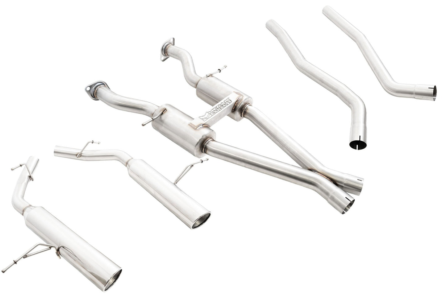 Megan Racing Catback Exhaust System for Dodge Durango 2014-2020 V6/V8 AWD/RWD – 64mm ID, 115mm OD, T-304 Stainless Steel LWT-CBS-DDU14V6