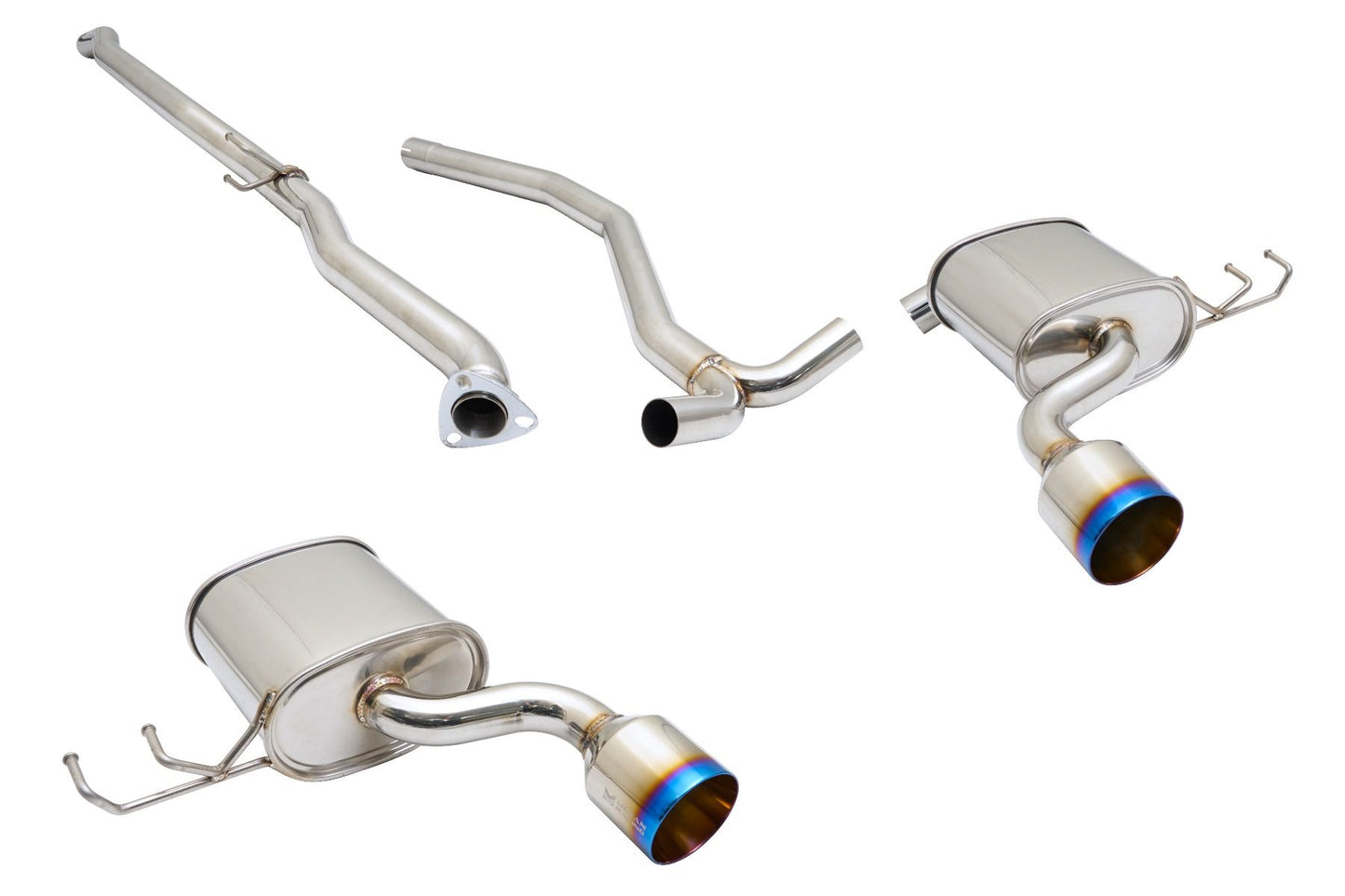 Megan Racing Cat-Back Exhaust System for 2016+ Honda Civic 1.5 Turbo 5-Door Hatchback (Sport Trim) Burnt-Roll Tip MR-CBS-HC16T-VO