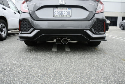 Megan Racing Cat-Back Exhaust System for 2016+ Honda Civic 1.5 Turbo 5-Door Hatchback (Sport Trim) Burnt-Roll Tip MR-CBS-HC16T-VO