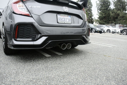 Megan Racing Cat-Back Exhaust System for 2016+ Honda Civic 1.5 Turbo 5-Door Hatchback (Sport Trim) Burnt-Roll Tip MR-CBS-HC16T-VO