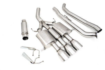 Megan Racing Exhaust System Bolt-On for 2017+ Honda Civic Type R (FK8) 65mm Inlet 101mm x3 Exhaust Tip