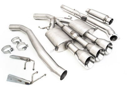 Megan Racing Exhaust System Bolt-On for 2017+ Honda Civic Type R (FK8) 65mm Inlet 101mm x3 Exhaust Tip