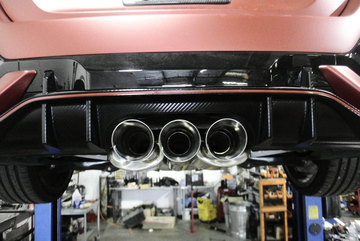 Megan Racing Exhaust System Bolt-On for 2017+ Honda Civic Type R (FK8) 65mm Inlet 101mm x3 Exhaust Tip