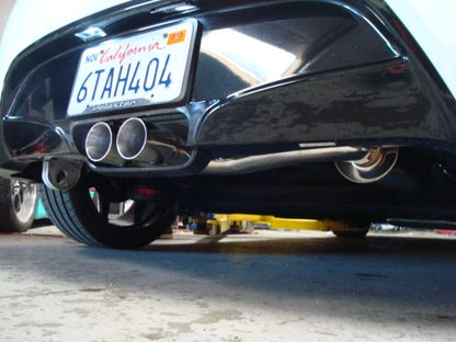 Megan Racing Type 2 Exhaust for Hyundai Veloster 2012-2018 - Stainless Rolled Tips