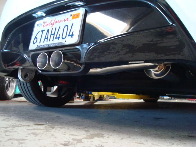 Megan Racing Type 2 Exhaust for Hyundai Veloster 2012-2018 - Stainless Rolled Tips