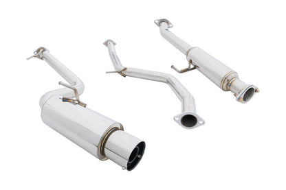 Megan Racing Cat-Back Exhaust for Scion TC 2011+ - Blue Titanium Tip