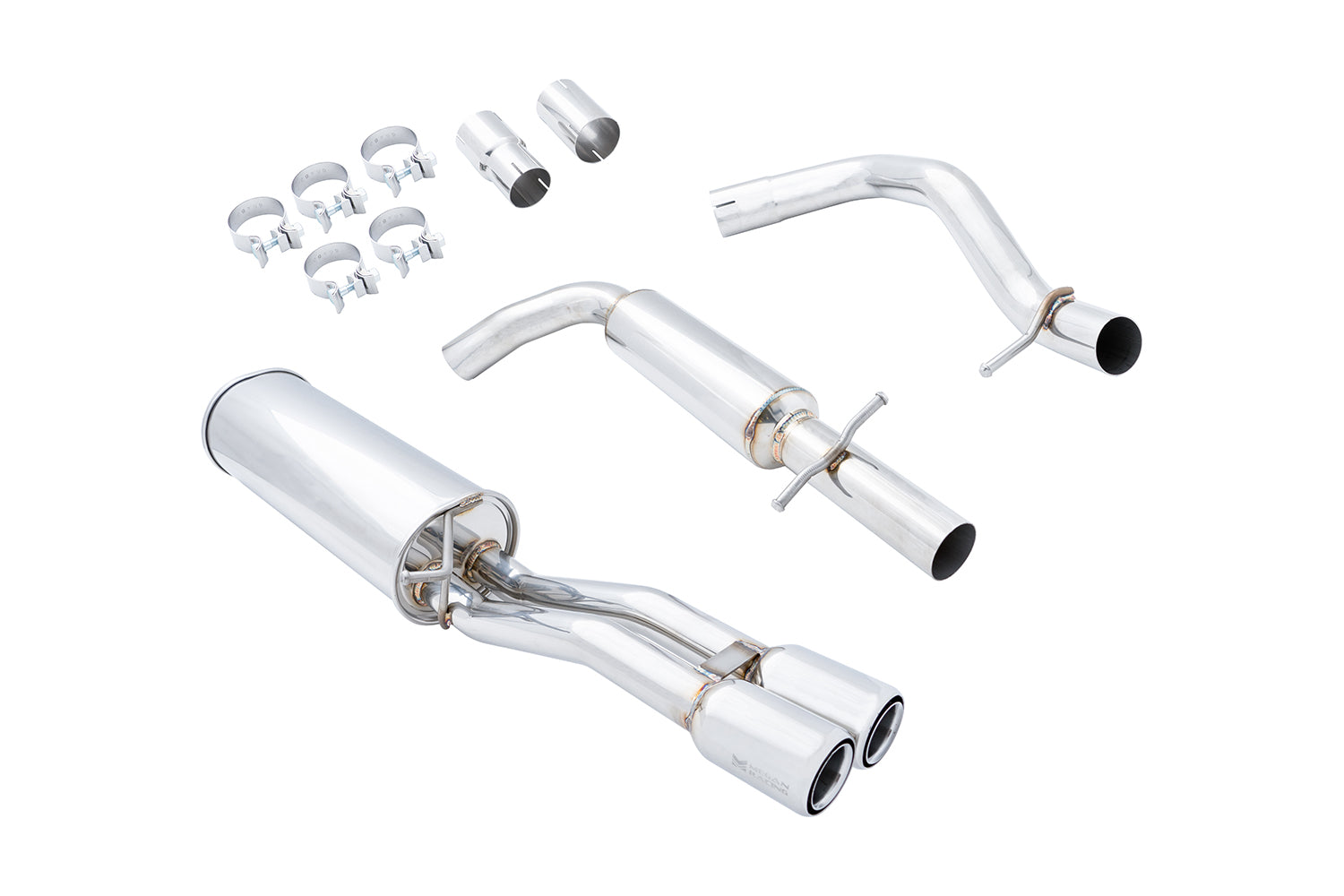 Megan Racing Cat-Back Exhaust System for 2003-2005 Volkswagen Jetta 2.5, 2.0, 1.8T - Dual Tip