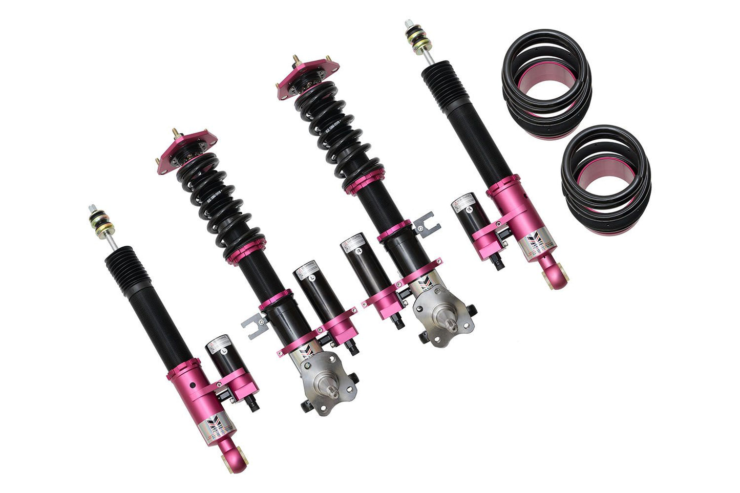 Megan Racing Coilover Damper Kit for 1984-1987 Toyota Corolla AE86 - 32-way Adjust, Camber Plates, Shock Length Adjust