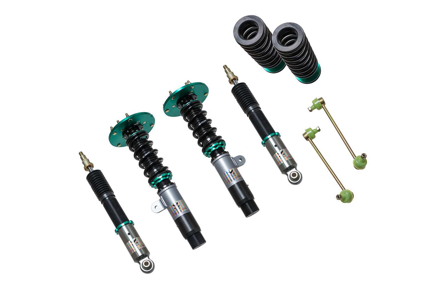 Megan Racing EuroII Series V2 Coilover Damper Kit for BMW F80 M3, F82 M4 2016+ - 5 Bolt Top Hat, Non-EDC Compatible