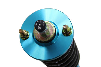 Megan Racing Coilover Damper Kit for Honda Civic 1992-2000, Acura Integra 1994-2001 - 15 Way Adjustable, Rubber Mounts, 10kg Front 5kg Rear MR-CDK-HC92-EZII
