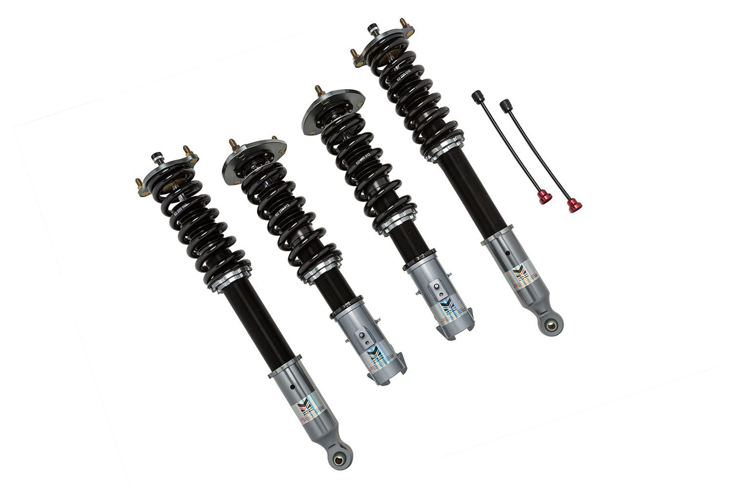 Megan Racing Coilover Damper Kit for Mitsubishi EVO10 08-14 Aggressive Spring Rates Adjustable Ride Height Dual Cylinder Design