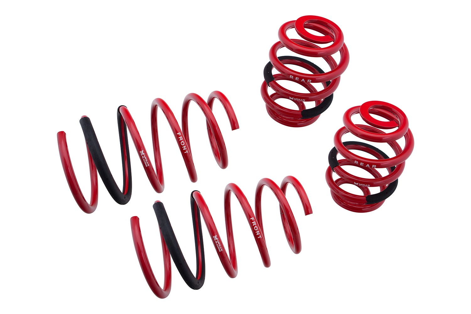 Megan Racing Lowering Springs for BMW E36 1992-1998 (Excludes M3) - Front Spring Rate 140/179, Rear Spring Rate 319/319