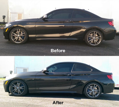 Megan Racing Lowering Springs Rear for BMW M235i F22 2014-2016 SAE 9254 Cold Wound Steel PowderCoated - MR-LS-BF22