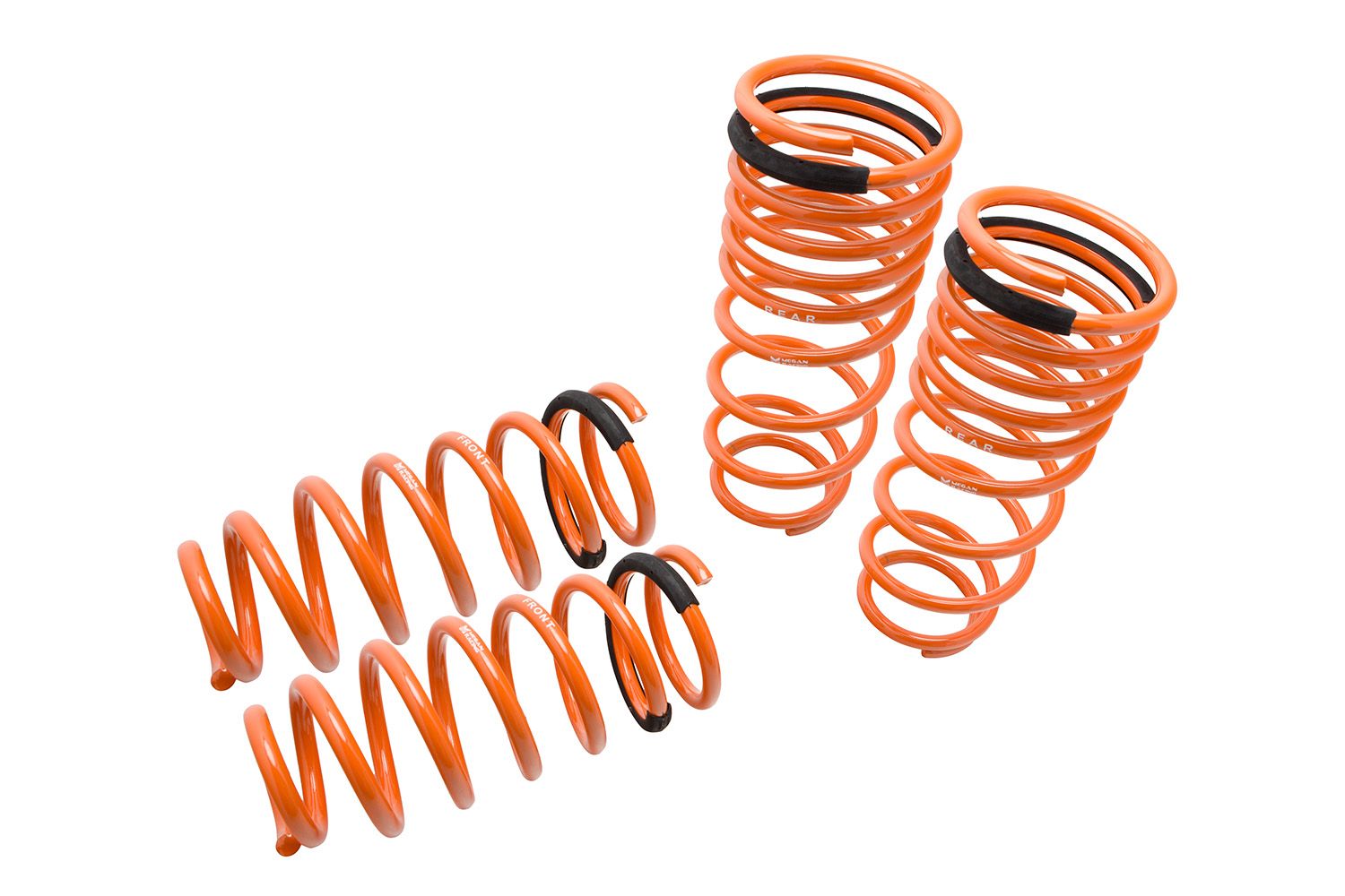 Megan Racing Lowering Springs for 1998-2002 Honda Accord V6 & L4 - Front Spring Rate K1-235, K2-235; Rear Spring Rate K1-79, K2-184