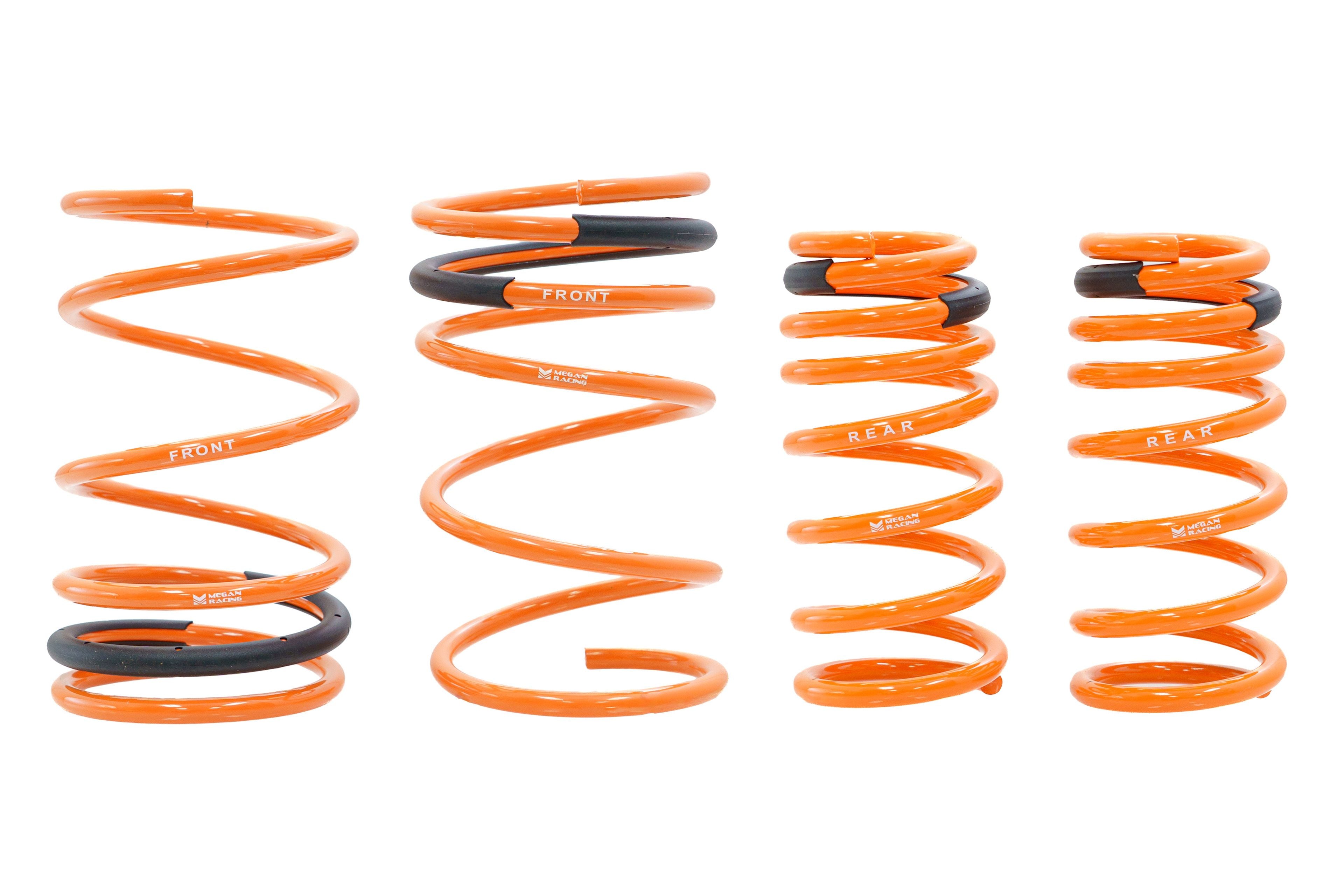 Megan Racing Lowering Springs for 2007-2011 Honda Element 2WD AWD, Front Spring Rate: 131/254, Rear Spring Rate: 314/549