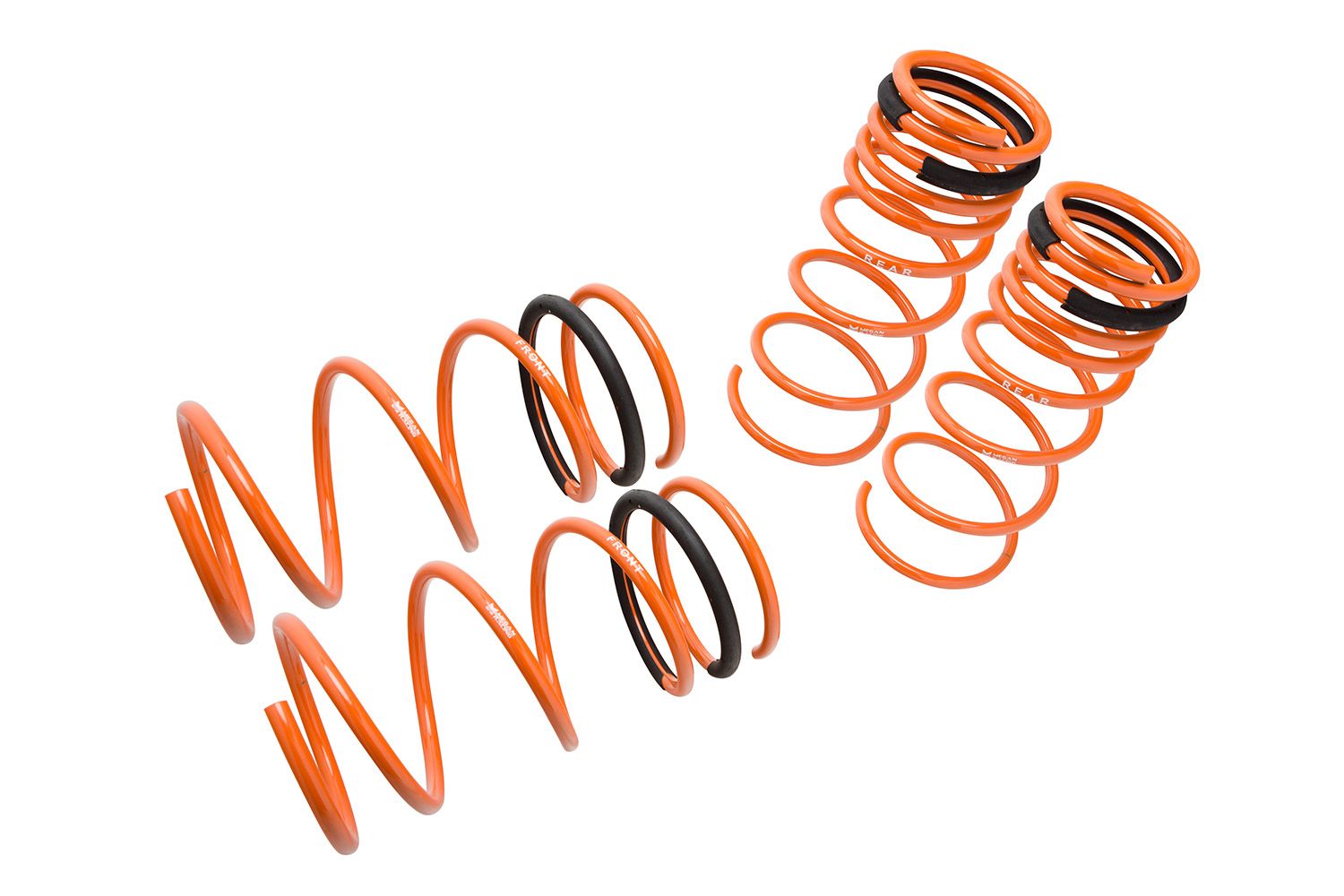 Megan Racing Lowering Springs for Hyundai Tiburon 2003-2008 - Front Spring Rate K1-97 K2-132, Rear Spring Rate K1-67 K2-133