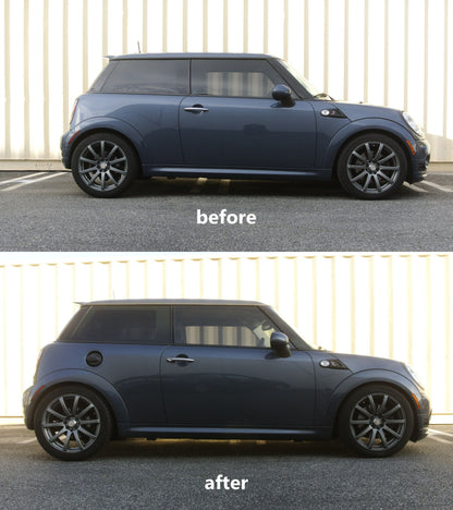 Megan Racing Lowering Springs for Mini Cooper R56 Hatchback 2008-2013 Convertible 2008-2014 SAE 9254 Cold Wound Steel MR-LS-MC08