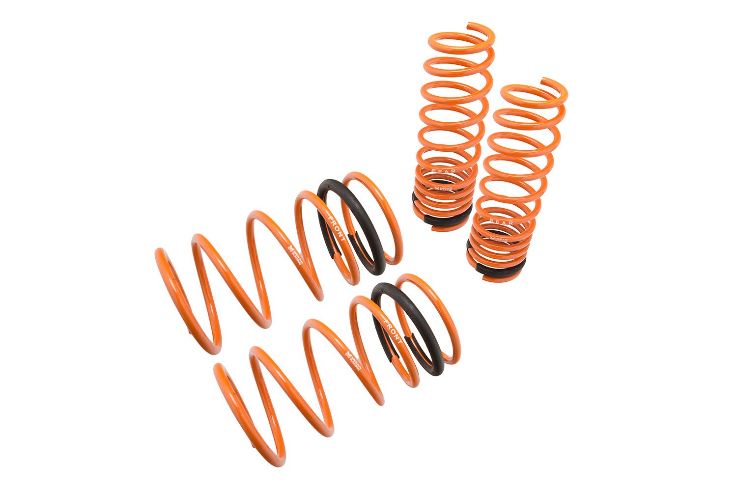 Megan Racing Lowering Springs for 1992-2001 Mitsubishi Mirage - Front Rate 90, Rear Rate 82