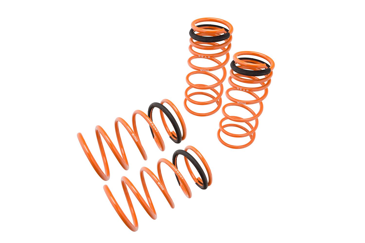 Megan Racing Lowering Springs for Mazda Protege 1999-2003 - Front Spring Rate K1-128, K2-128; Rear Spring Rate K1-93, K2-127