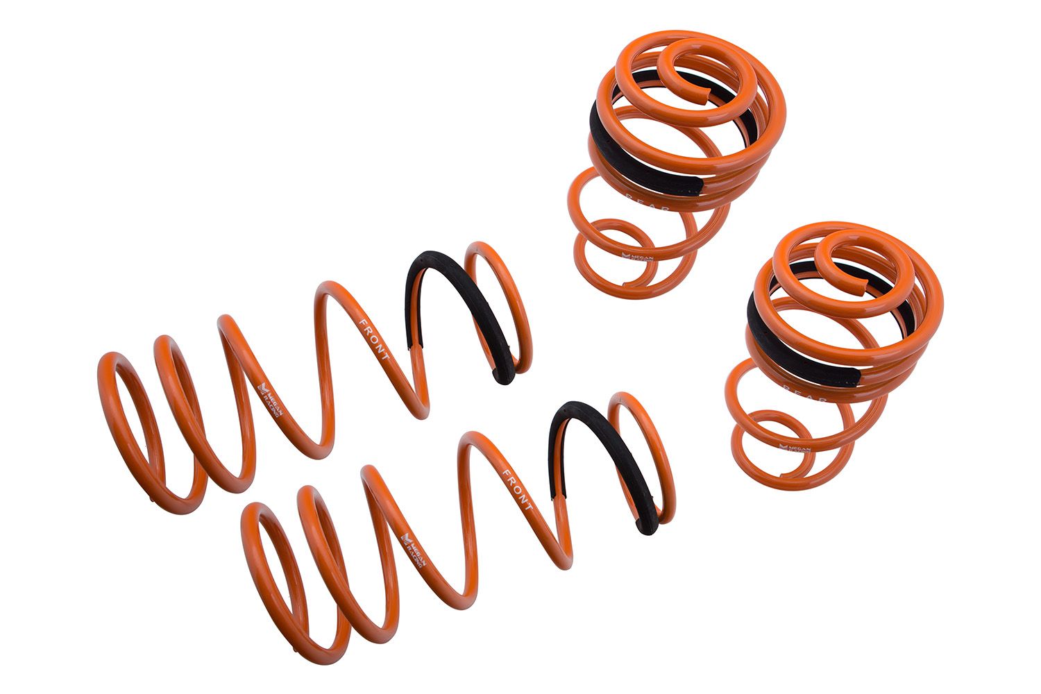 Megan Racing Lowering Springs for Nissan Versa 2006-2012 5-Door Hatchback and Nissan Cube 2009+ - Front Spring Rate K1-122 K2-155, Rear Spring Rate K1-123 K2-237