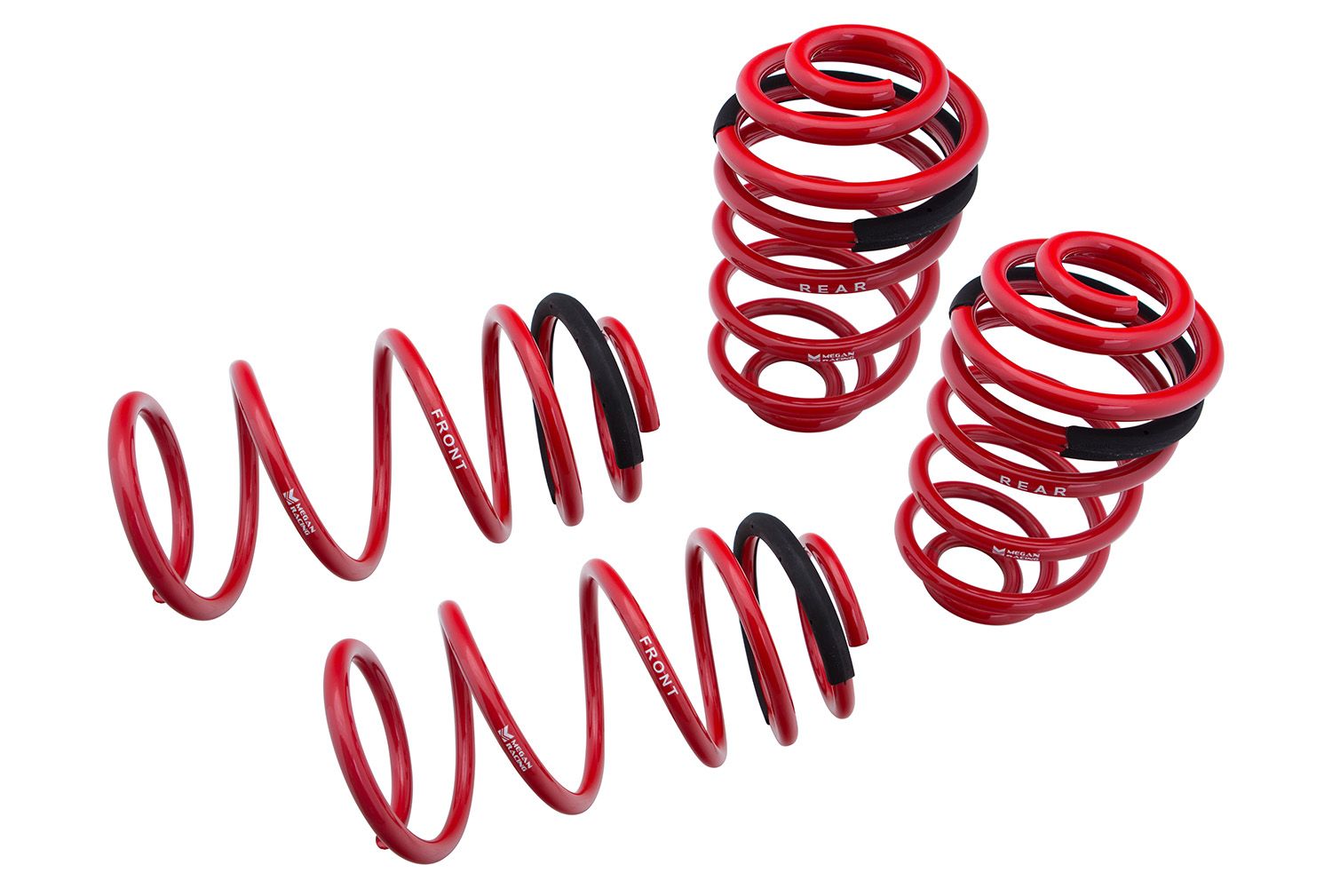 Megan Racing Lowering Springs for SAAB 93 2003-2010 - Front Spring Rate K1-129 K2-174, Rear Spring Rate K1-150 K2-208