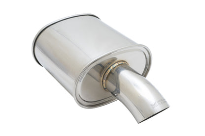 Megan Racing Universal Exhaust M-FG SINGLE Curved Muffler - MR-MU-MFG