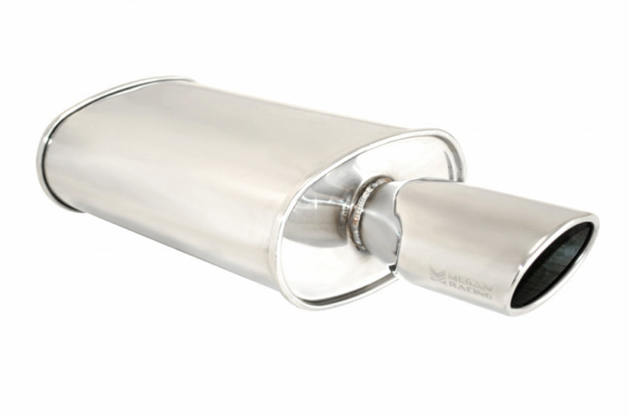 Megan Racing Universal Exhaust O-ST Muffler (Single Oval Tip)