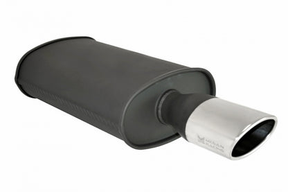 Megan Racing Universal Exhaust O ST Muffler (Single Oval Tip) - MR-MU-OST