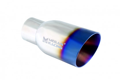 Megan Racing Universal Exhaust Tip for 3.5" Black Chrome 2.5" Piping - MR-UT-BC01