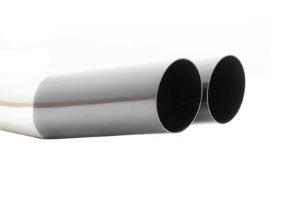 Megan Racing Universal Dual 3\" Exhaust Tip Blast Pipe Style Angled Cut