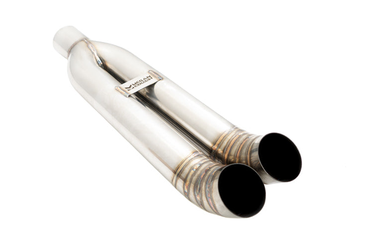 Megan Racing Universal Muffler Delete Dual 3" Tips