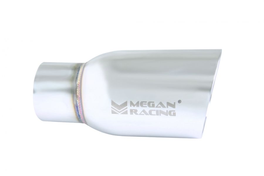 Megan Racing Universal 3.5" Stainless Steel Roll Tip for 2.5" Piping