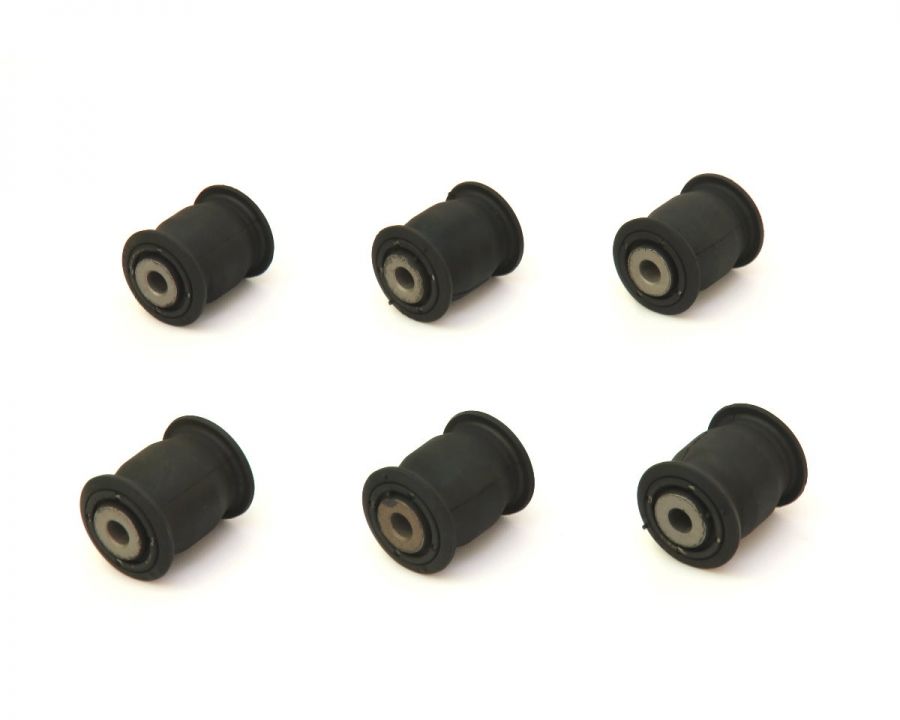 Megan Racing Hardened Rubber Rear Upper Arm and Knuckle Bushings 6-Piece Set for 1990-2005 Miata