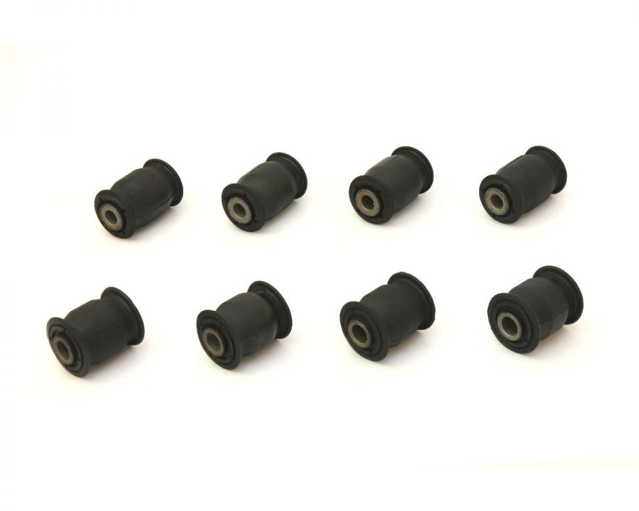 Megan Racing Rear Lower Arm Bushings Set - Hardened Rubber - 8 Piece for Miata 1990-2005