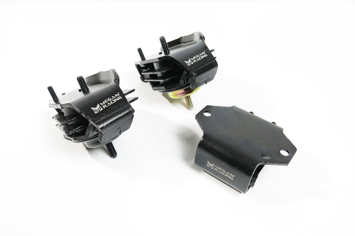 Megan Racing Reinforced Engine Mounts - 3 pcs Hard Rubber for S14, S13
