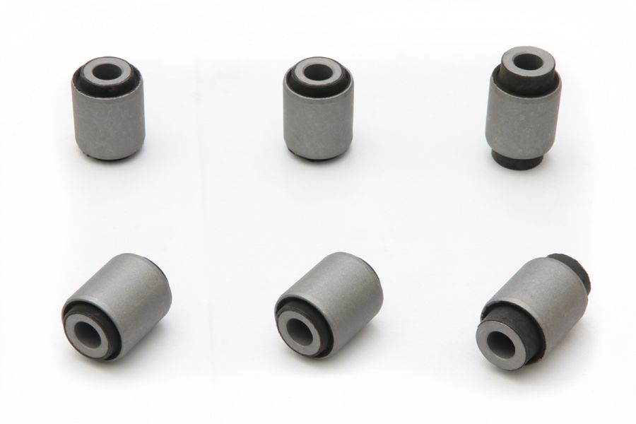 Megan Racing Rear Toe Traction Camber Link Bushing Set - Hardened Rubber, 6 Pieces for S14 15