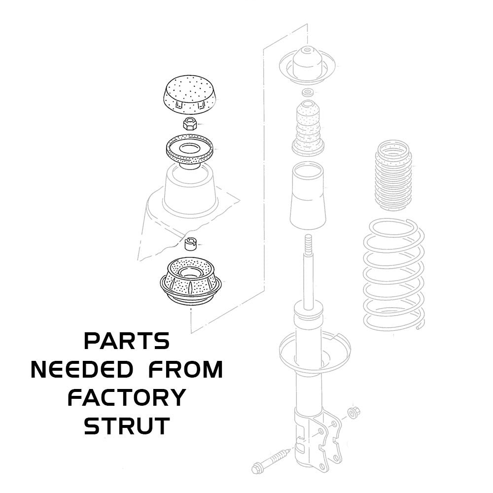 Godspeed Volkswagen Corrado (A2) 1990-95 MonoSS Coilovers