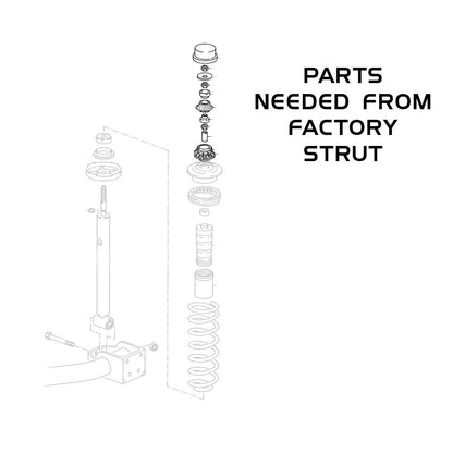 Godspeed Volkswagen Jetta (A2/A3) 1985-98 MonoSS Coilovers (54.5mm)