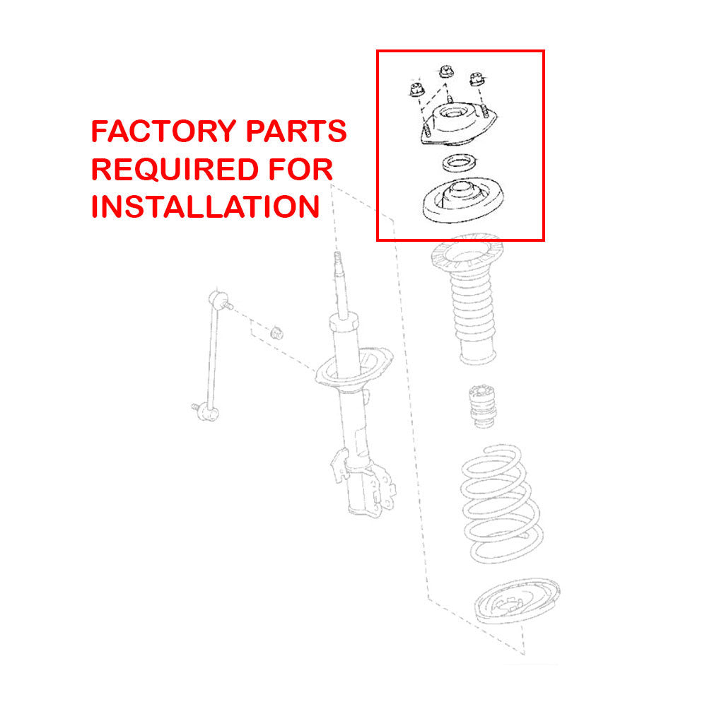 Godspeed Toyota Sienna (XL30) 2011-21 MonoSS Coilover Suspension