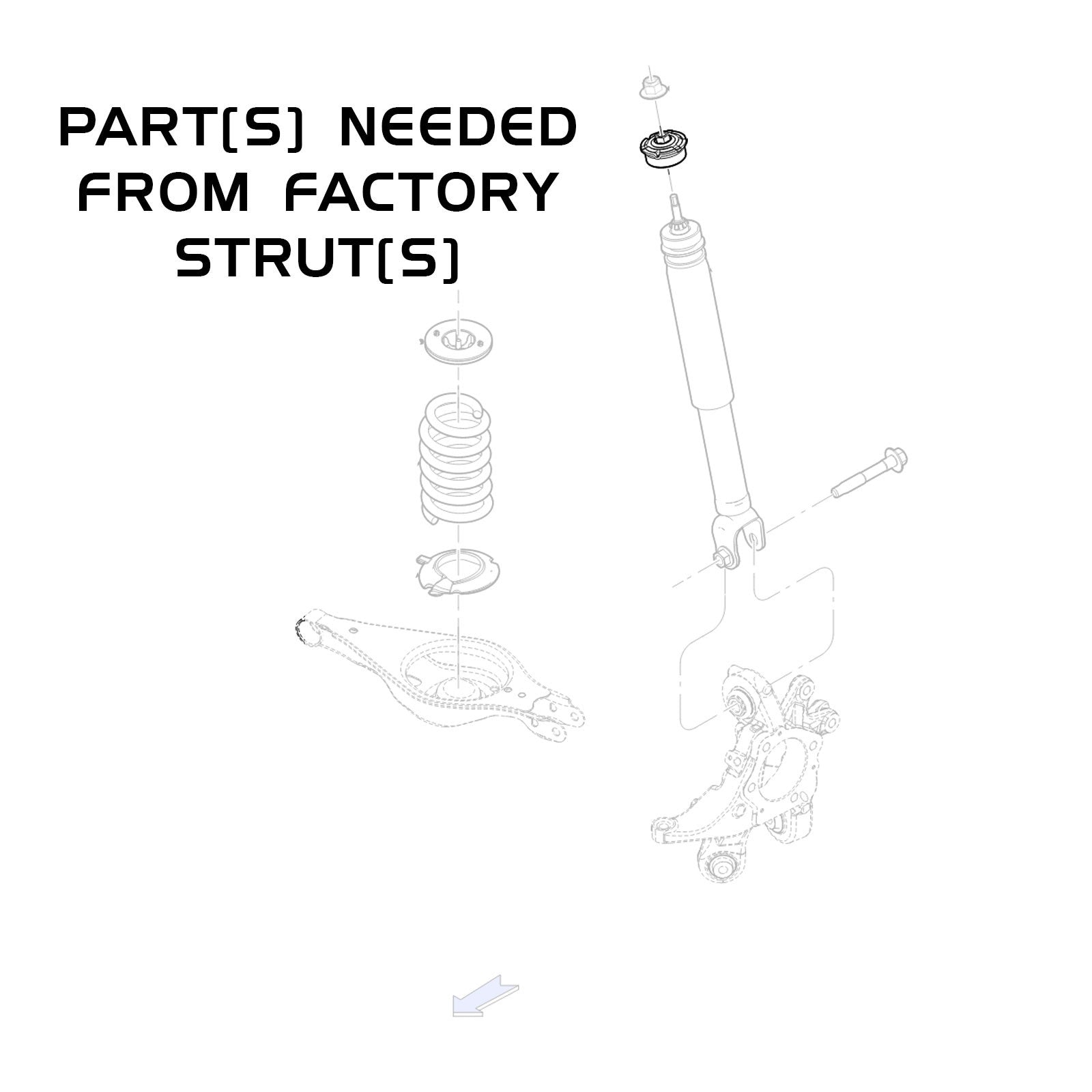 Godspeed Ford Taurus/Taurus SHO (P2) 2010-2019 MonoSS Coilovers