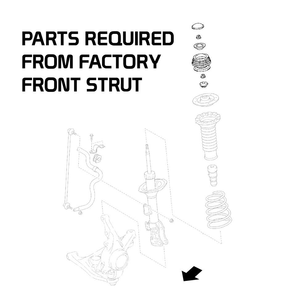 Godspeed Toyota Prius C (NHP10) 2012-19 MonoSS Coilovers