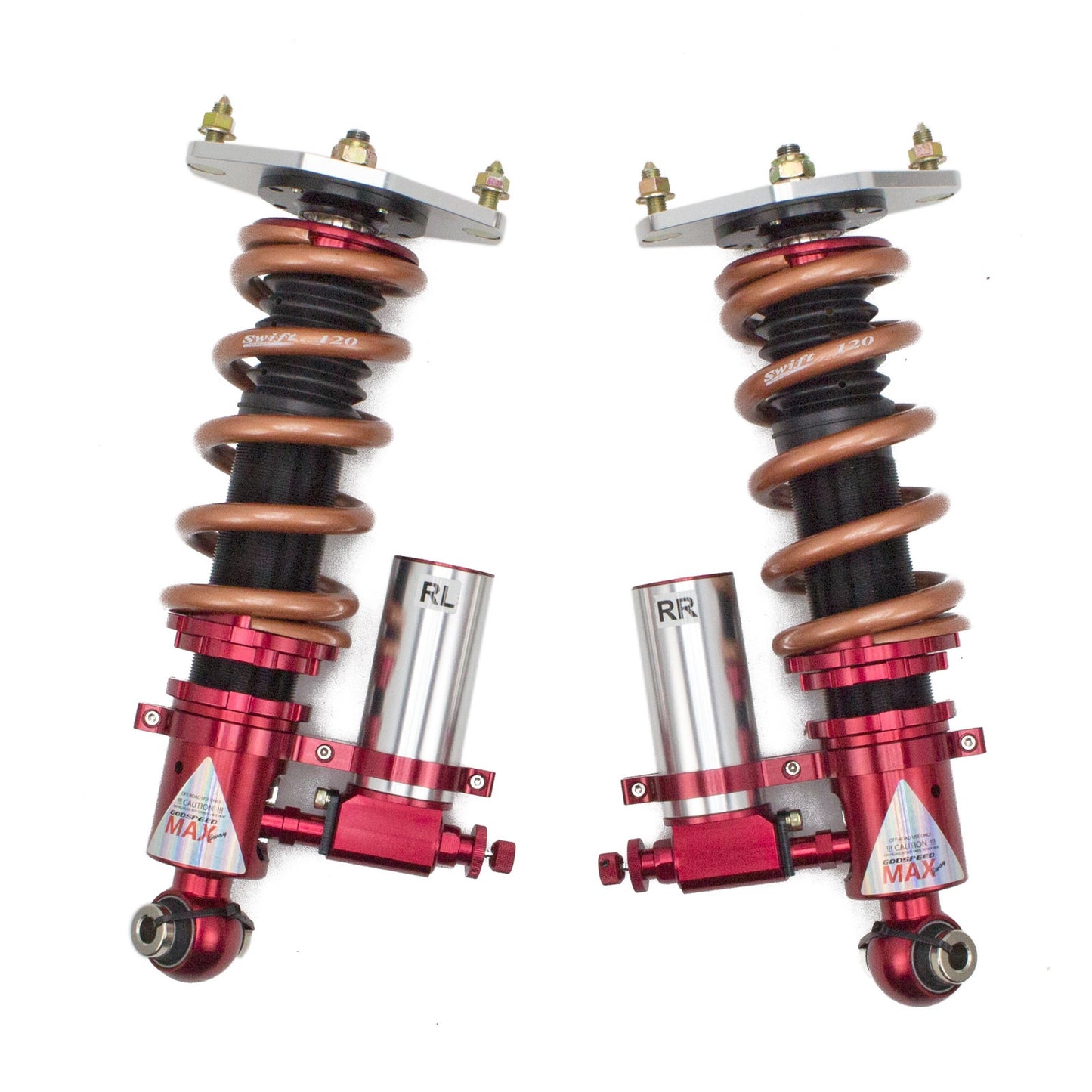 Godspeed Subaru WRX (VA1) 2015-21 MAXX 3-Way Coilover Damper System With Swift Springs