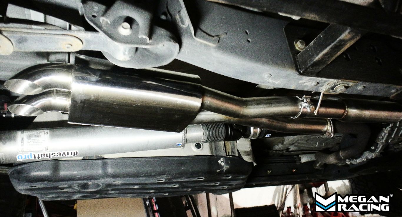 Megan Racing Turn Down CBS Exhaust for 2014-2021 Toyota Tundra 5.7 CrewMax