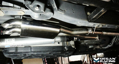 Megan Racing Turn Down CBS Exhaust CrewMax Cab for 2014-2021 Toyota Tundra 5.7 Dual Tips - MR-CBS-TTU14-57