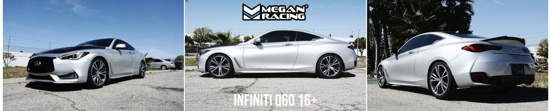 Megan Racing Infiniti Q50 Q60 EZII Series Front Lower Coilover RWD